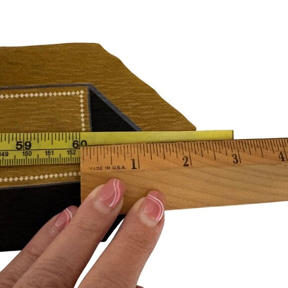 Irvine Park Gold Brown Black Silk Tie Handmade Mens Necktie Office Formal Gift - Picture 9 of 9